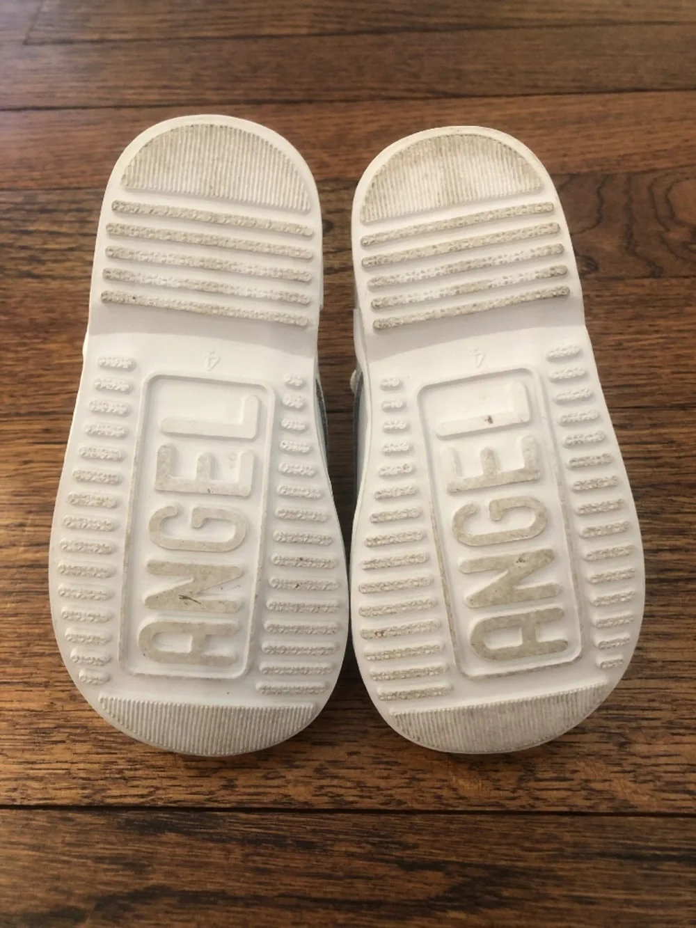 Angel Baby Toddler Saddle Shoes, White, Size 4